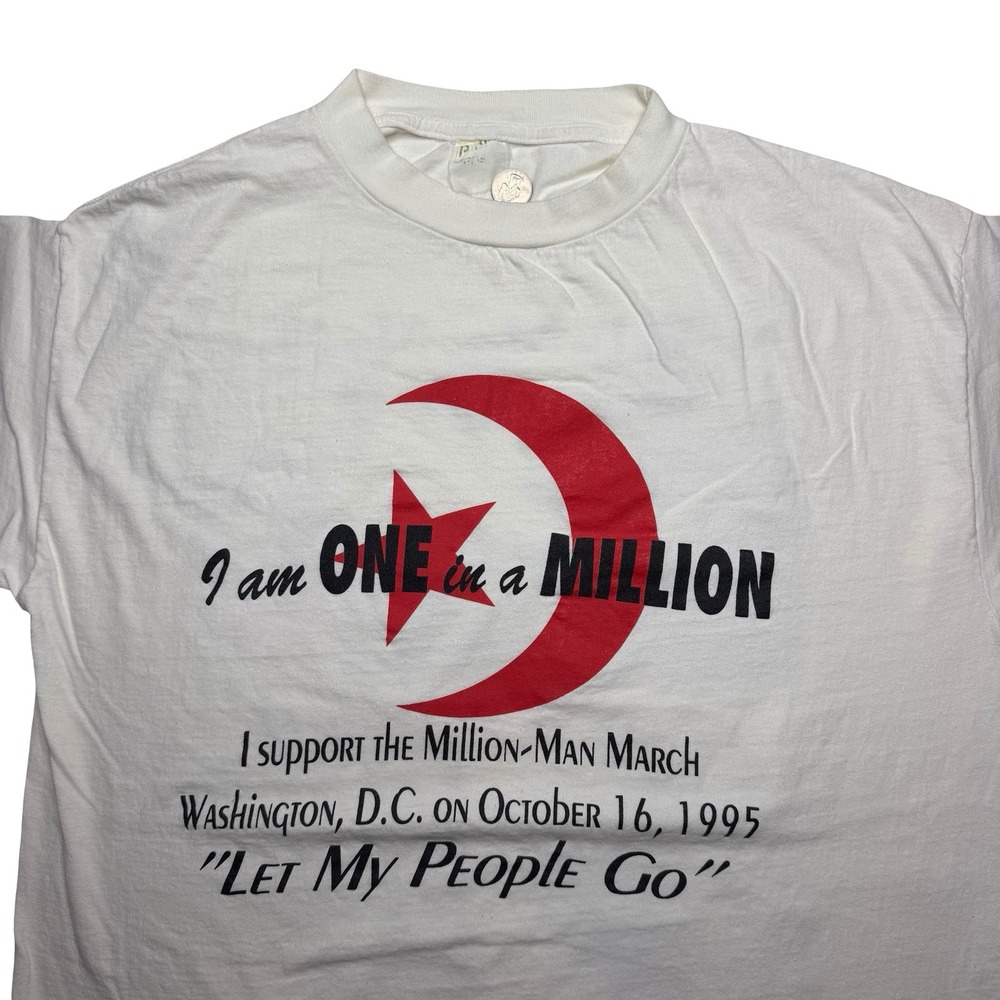 Vintage 90s 1995 Million Man March BLM XL